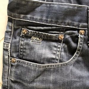 G-Star Raw 3301 Straight Dark Blue Size 33 X 32